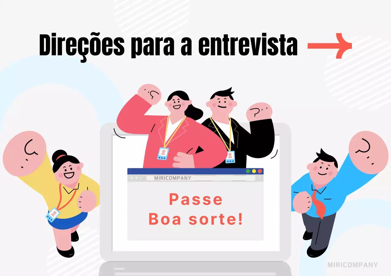 Um guia para locais de entrevista giros, brancos e cor de laranja
