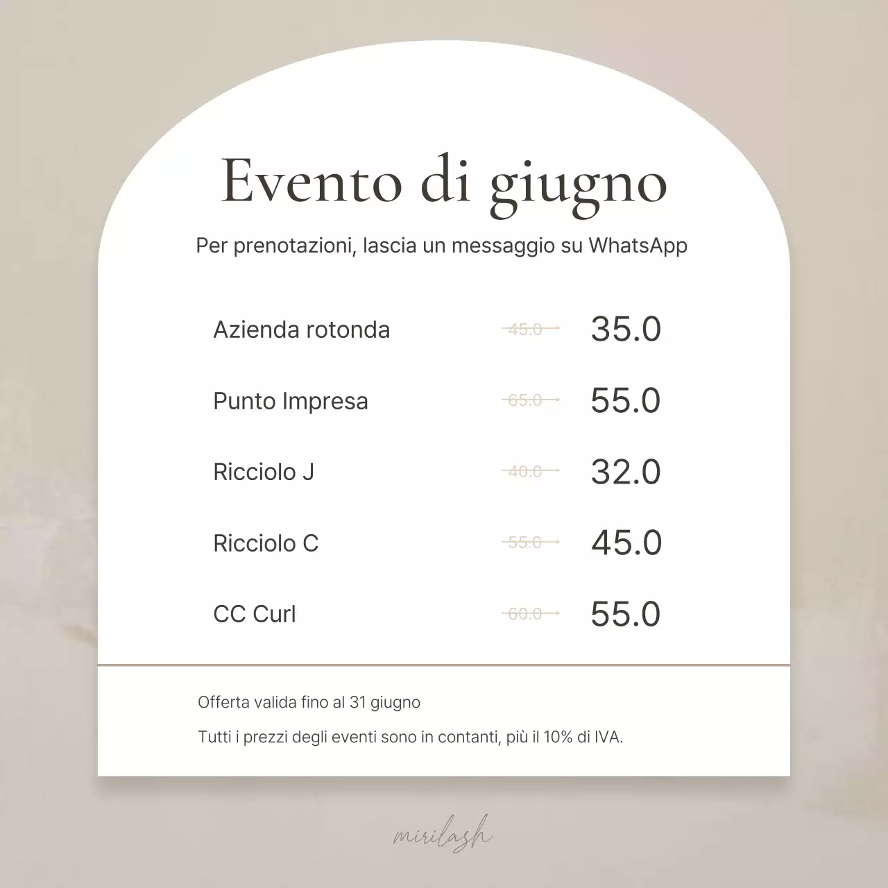 Promuovere la bellezza moderna delle ciglia nei colori marrone e beige