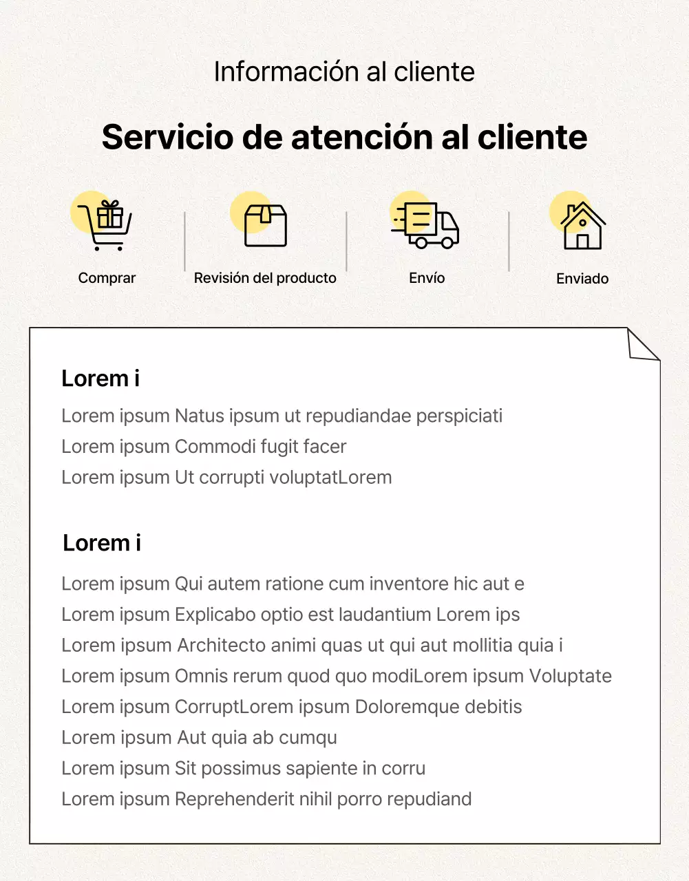 Promover cosméticos sencillos para el cuidado de la piel en amarillo y naranja