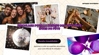 Publicité pour la saison de remise des diplômes Beige et Brown Modern Graduation Season