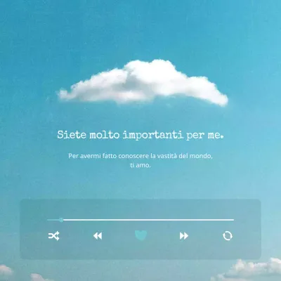 Un post emozionale per il Ringraziamento in azzurro e bianco