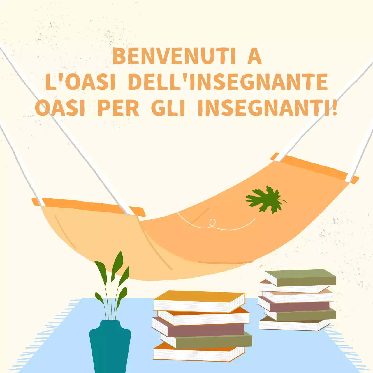 Giallo e arancione Guida moderna dell'insegnante per un'introduzione produttiva alle vacanze di primavera