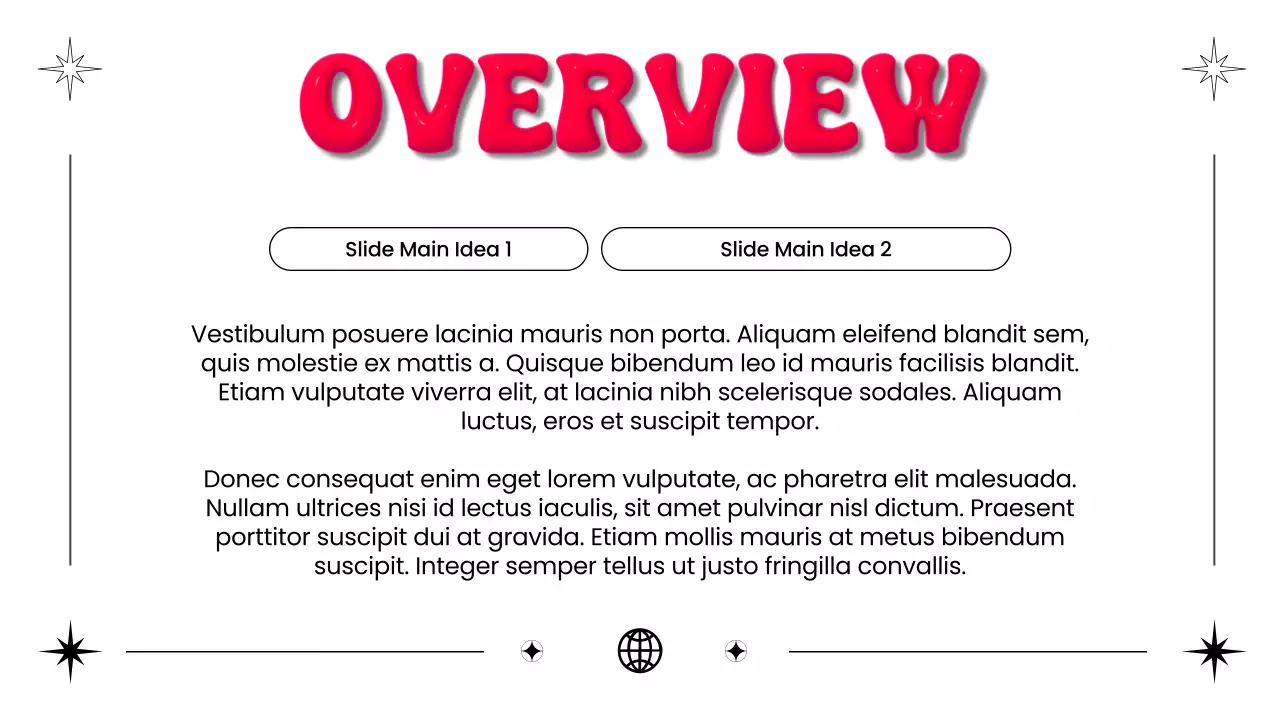 Red Playful Typography Presentation