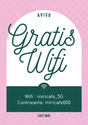 Acerca de Pink and Green Simple Cafe