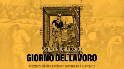 Il titolo principale della storia del Primo Maggio in giallo