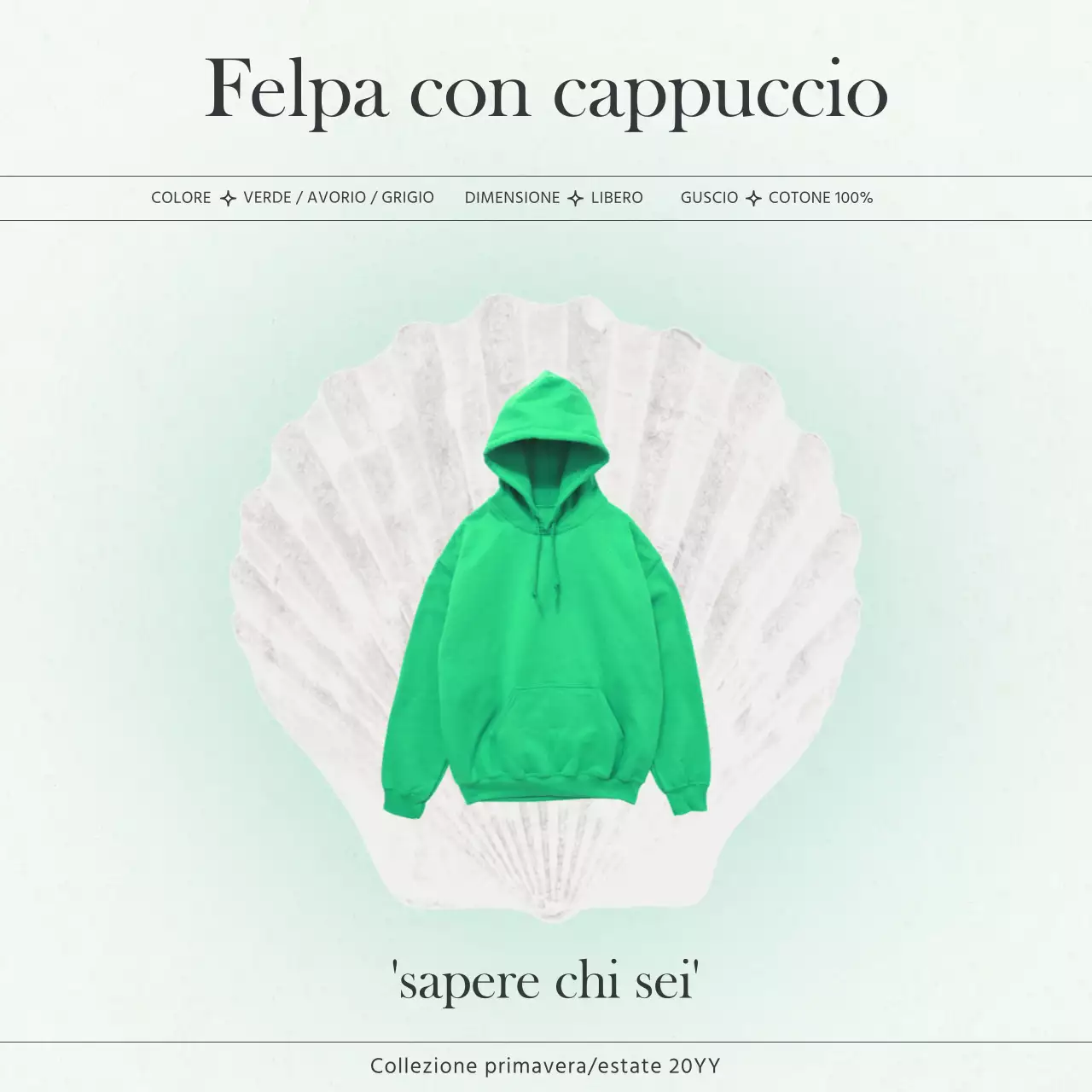 Promuovete una semplice suite di social media brandizzata in blu.