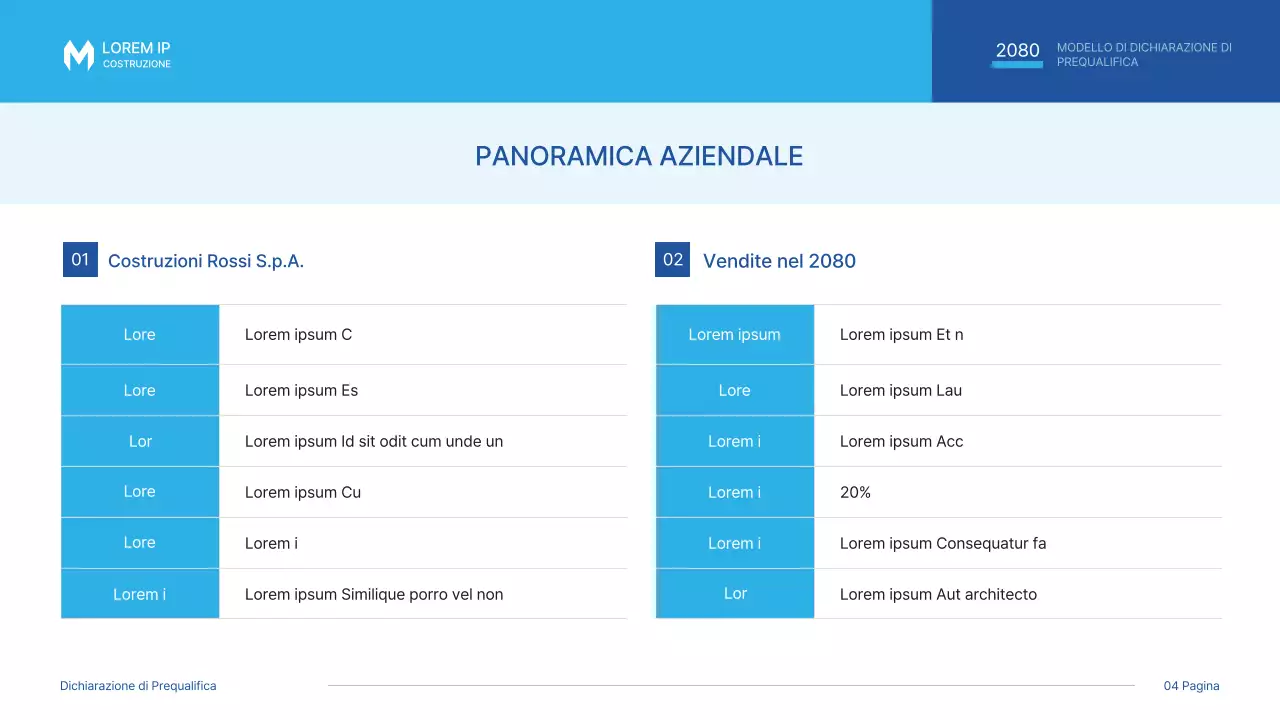 Una semplice proposta di invito a costruire in blu e azzurro