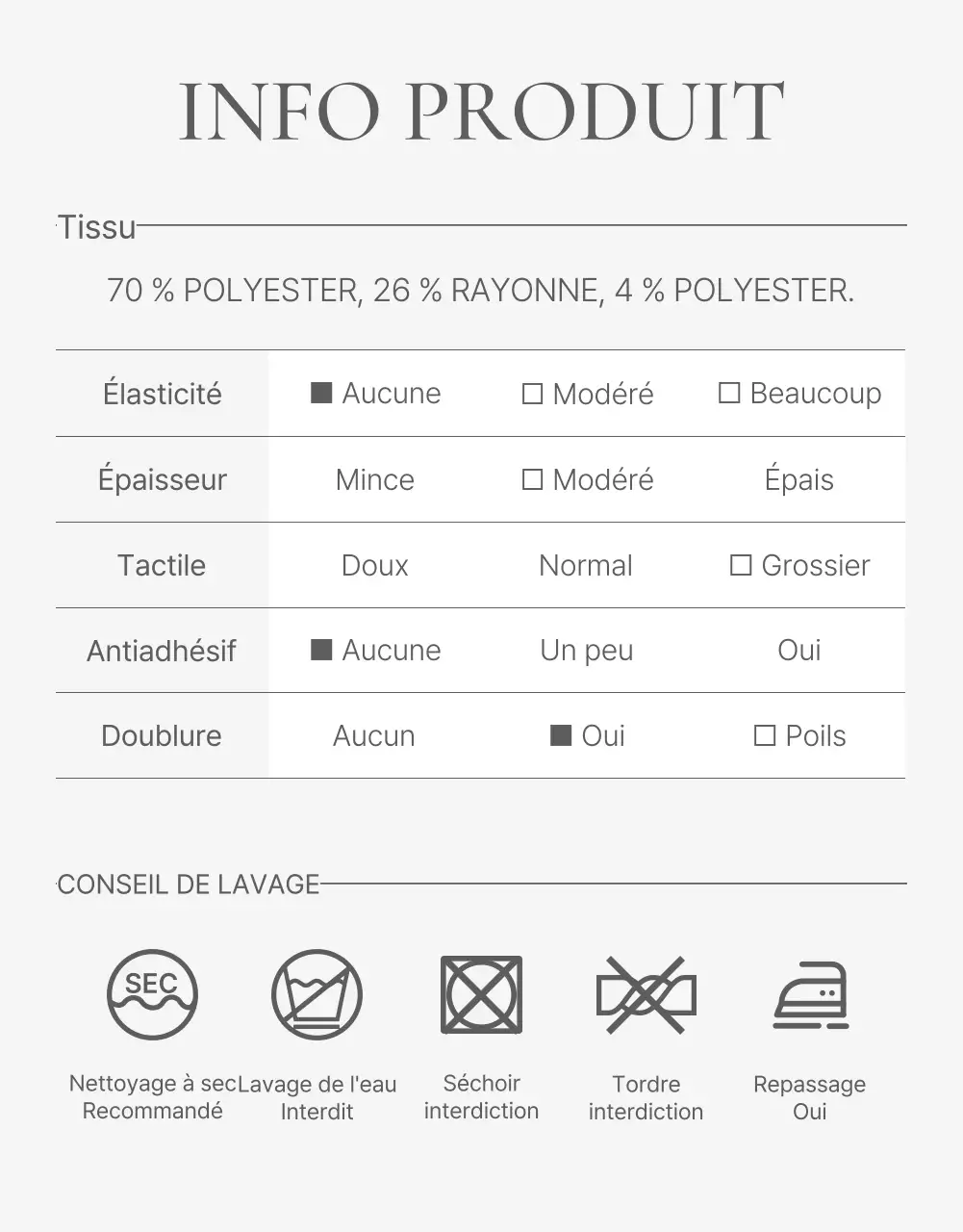 Une publicité pour un centre commercial de mode avec des emojis stylisés simples, blancs et gris.