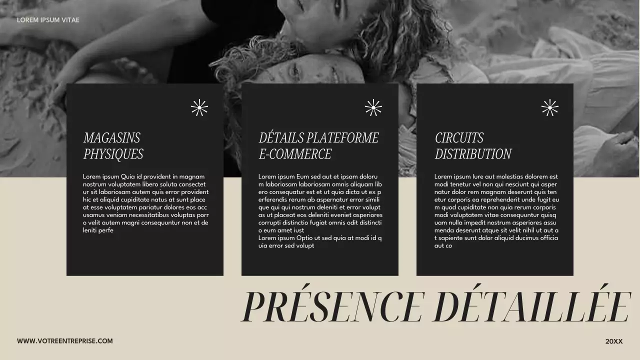 Beige Black Modern Fashion Company's Introducion