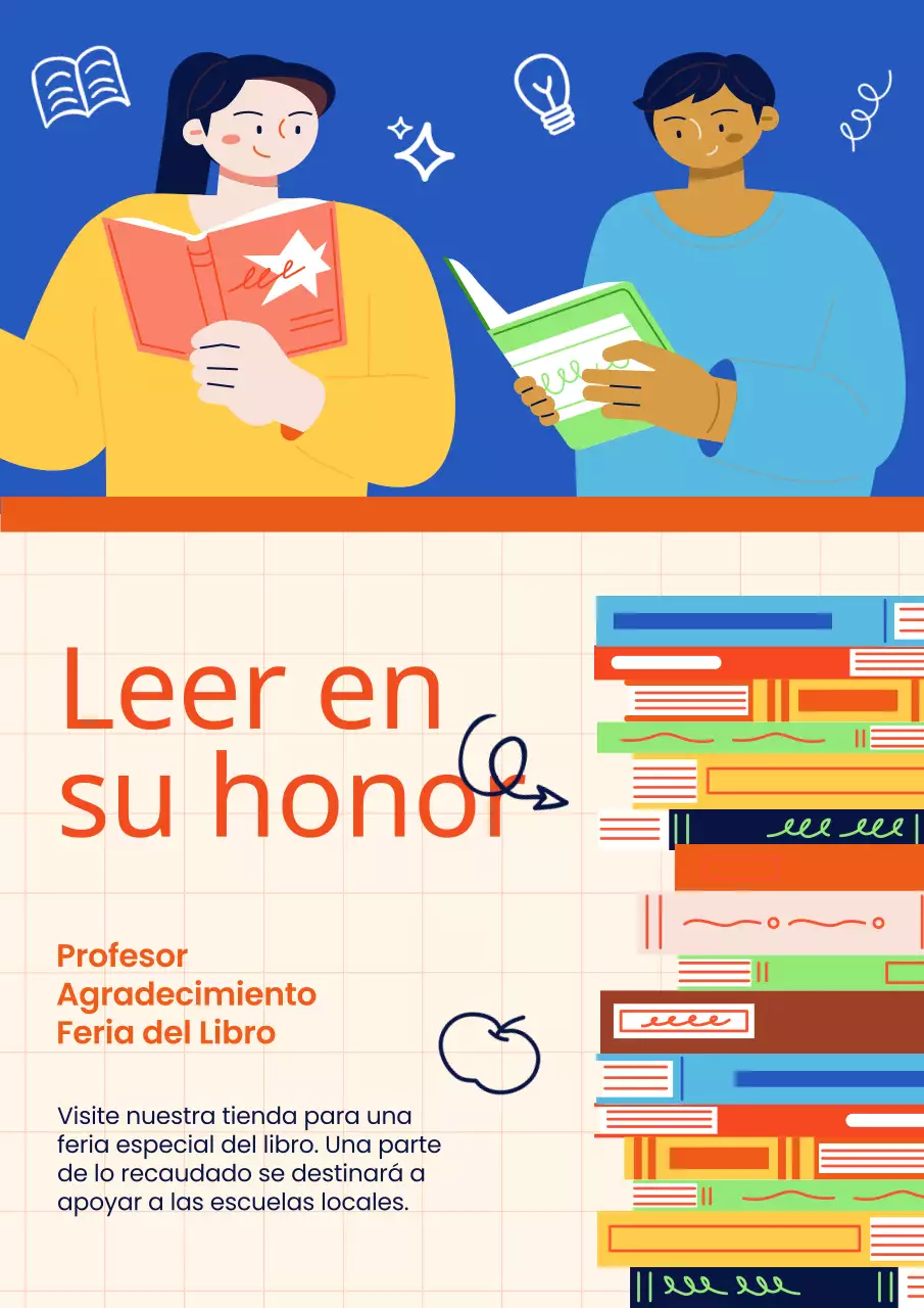 Anuncie su evento de la Feria del Libro del Día del Profesor