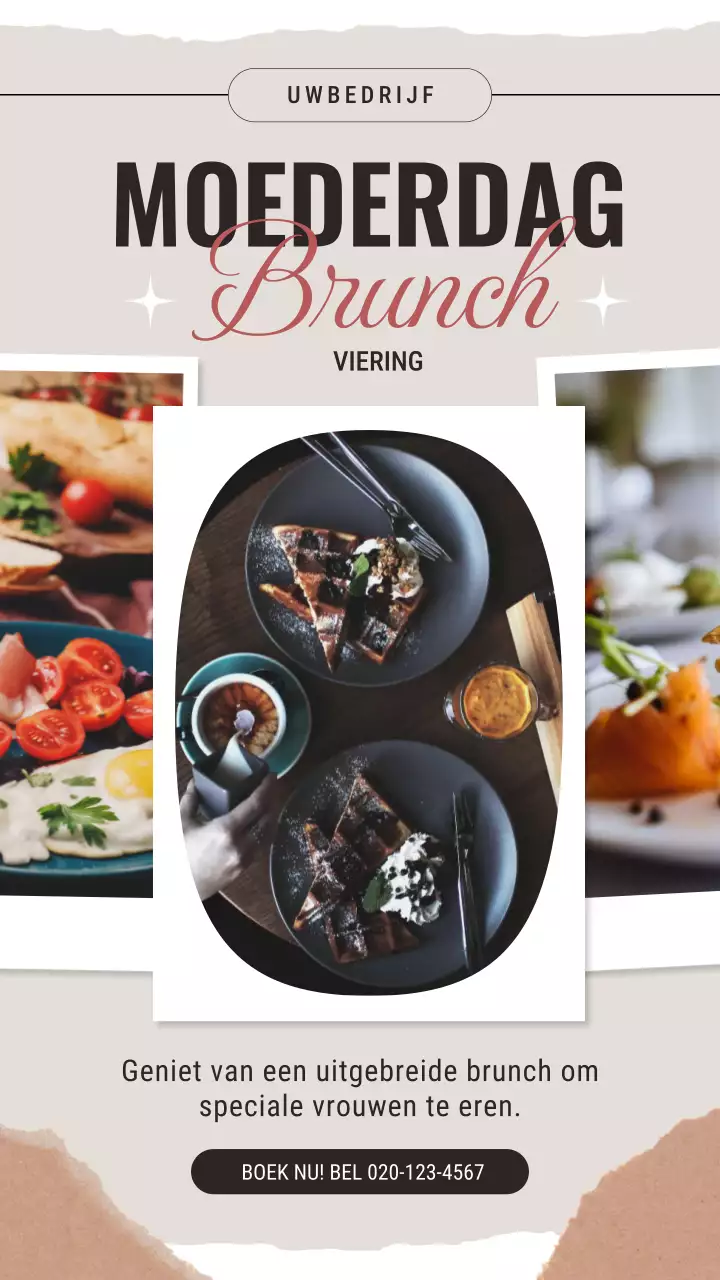 Ivory Modern Moederdagfeest met speciale brunchadvertentie