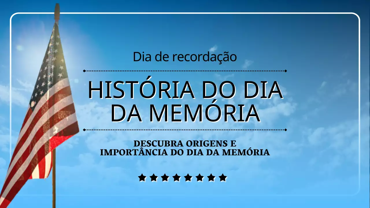 Azul Preto Dia da Memória Canal História