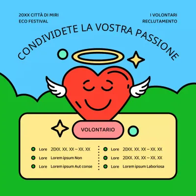 Cercasi volontari per il festival kitsch rosso e verde di quest'anno