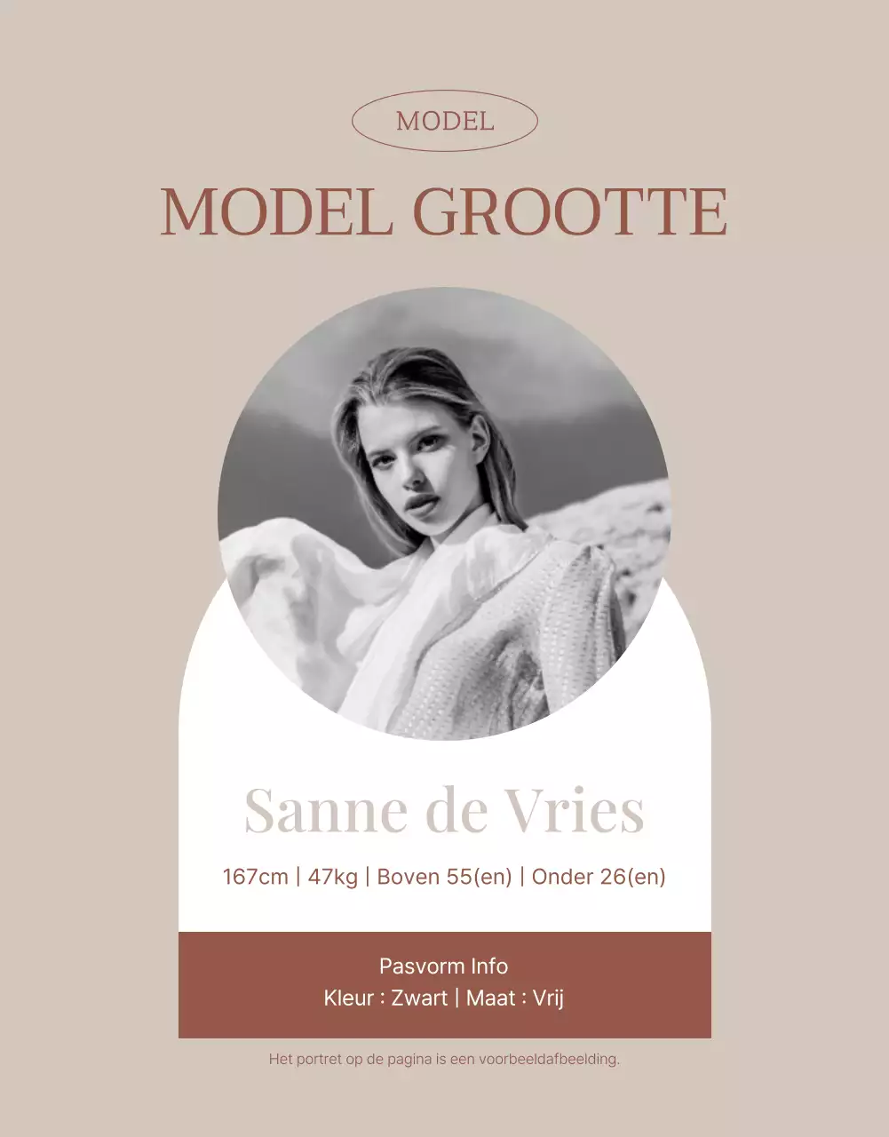 Promoot een modern modecentrum in roze en bruin