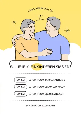 De werving bevorderen voor een geïllustreerd digitaal klaslokaal voor senioren