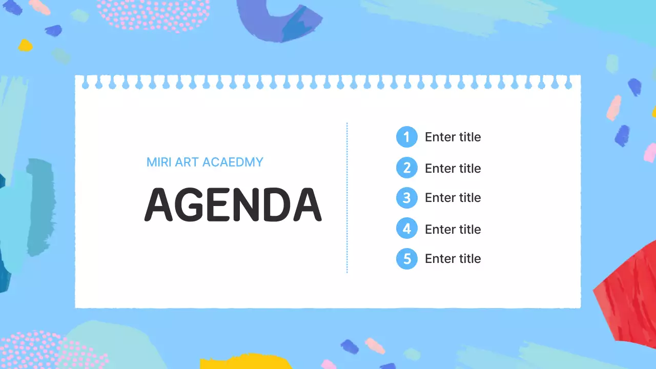 Colorful Creative Art Course Invitation Presentation