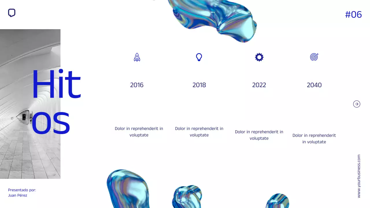 Blue Minimal Simple Perfil de empresa Presentación de la empresa