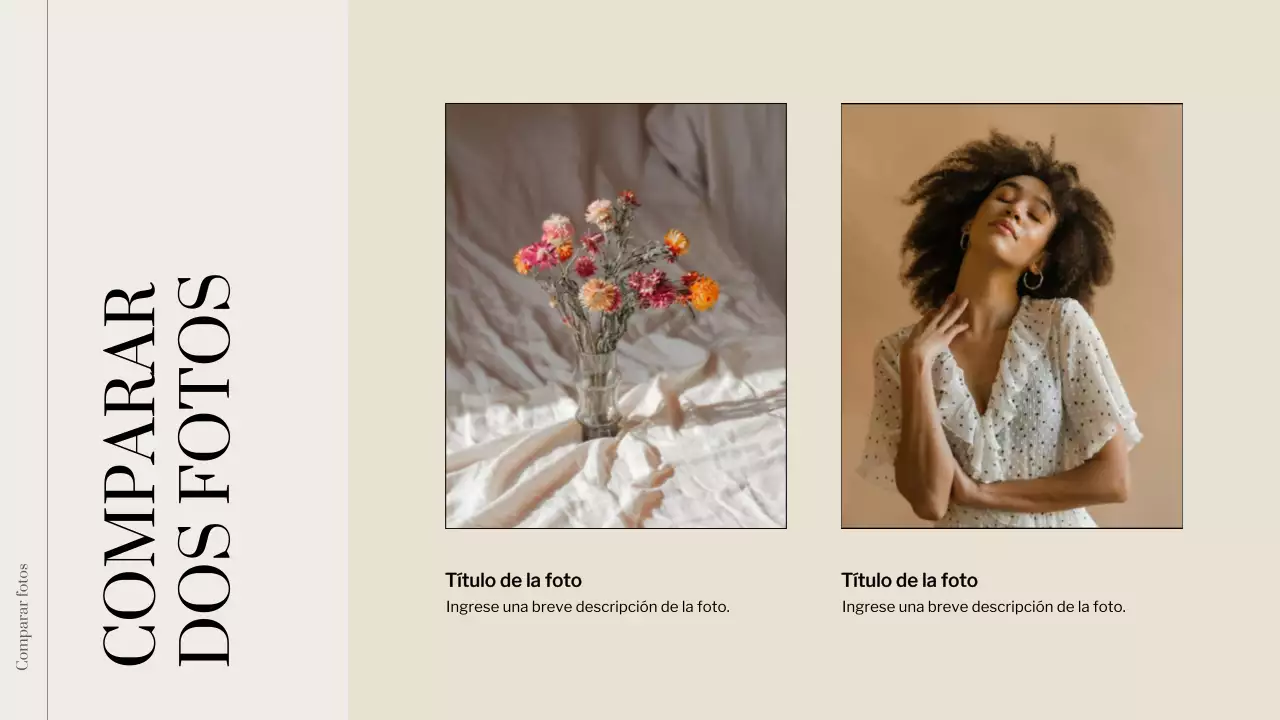 Instrucciones para el collage de fotos Ivory Minimal