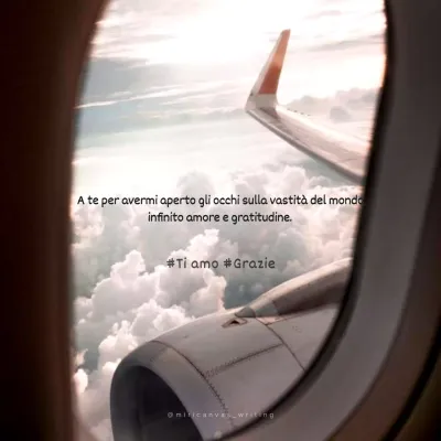 Un semplice post per il Ringraziamento in azzurro e bianco