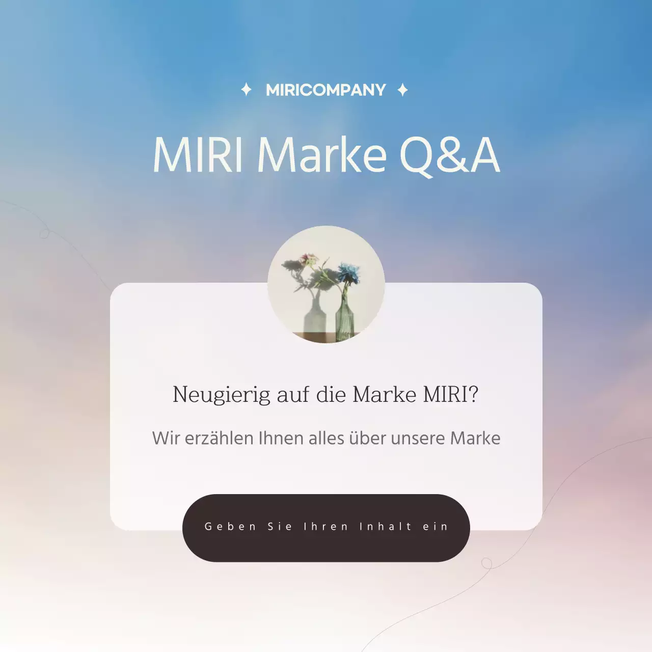 Fördern Sie das Marketing Ihrer Marke mit einem einfachen Sonnenuntergangshimmel in Beige