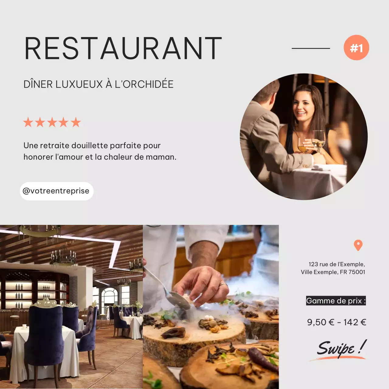 Guide des lieux de restauration recommandés par Black Modern pour les célébrations de la fête des mères