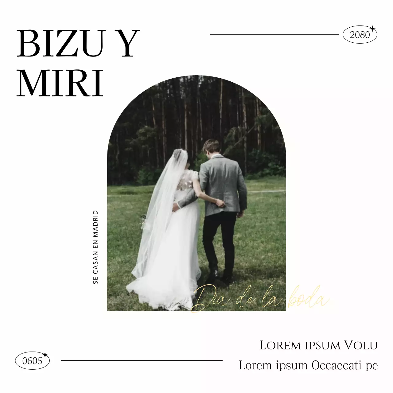 Pancartas de boda con clase