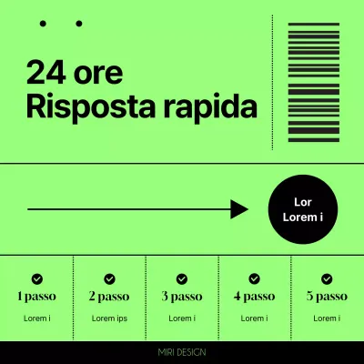 Promuovete le richieste di preventivo con il trend verde e nero