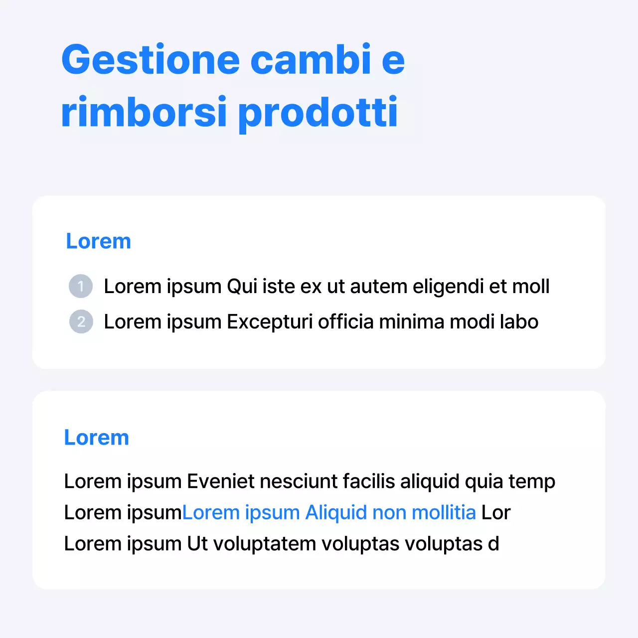 Una semplice guida al CS in blu e blu navy
