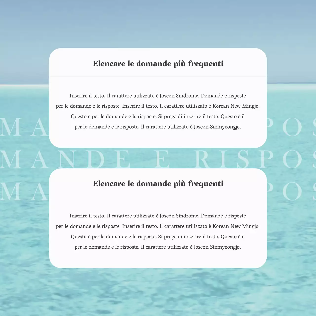 Promuovete una semplice suite di social media brandizzata in blu.