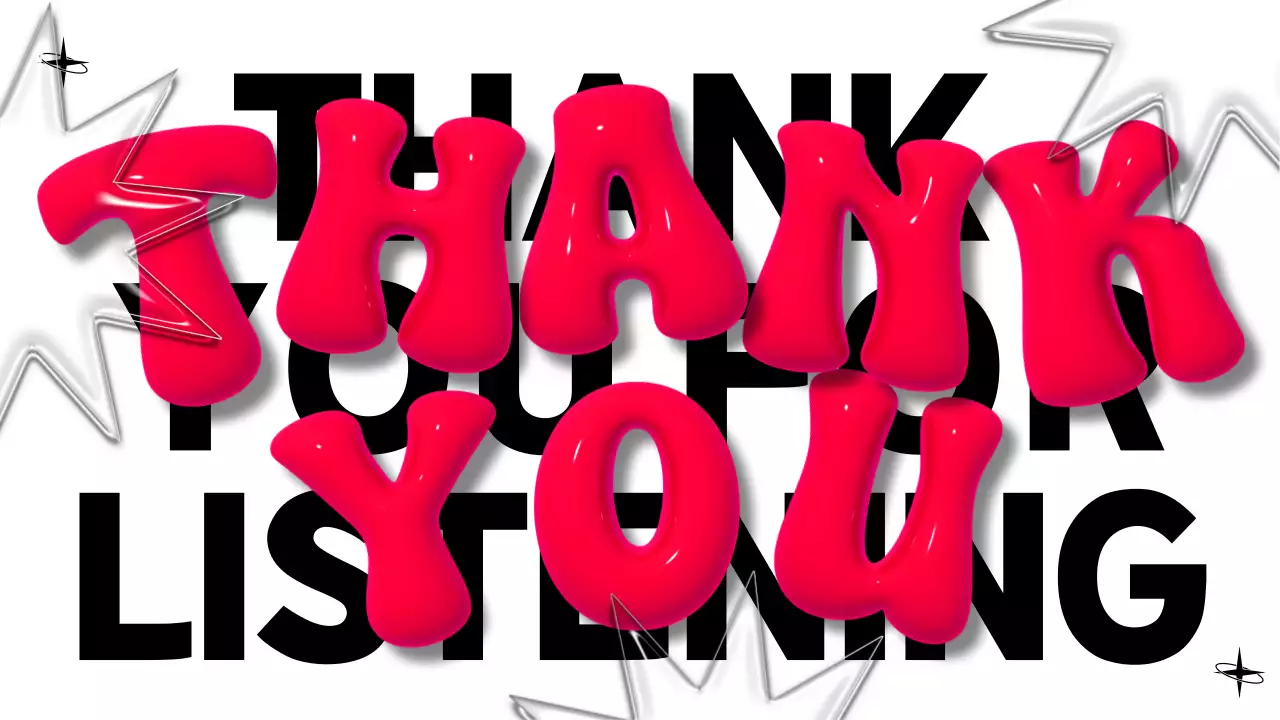 Red Playful Typography Presentation