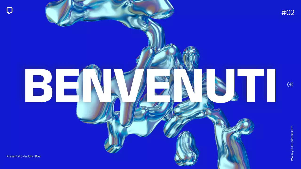 Blue Minimal Simple Company Profilo aziendale Introduzione dell'azienda