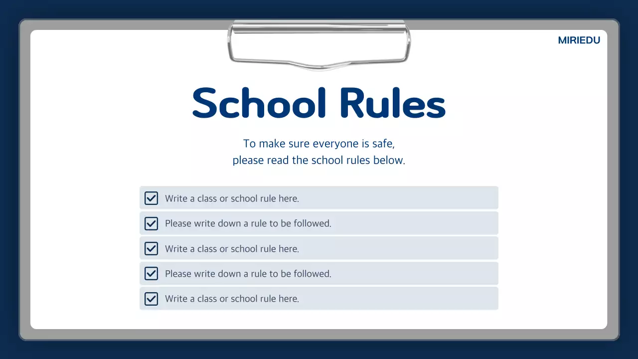 White Simple Academy Announcement Presentation