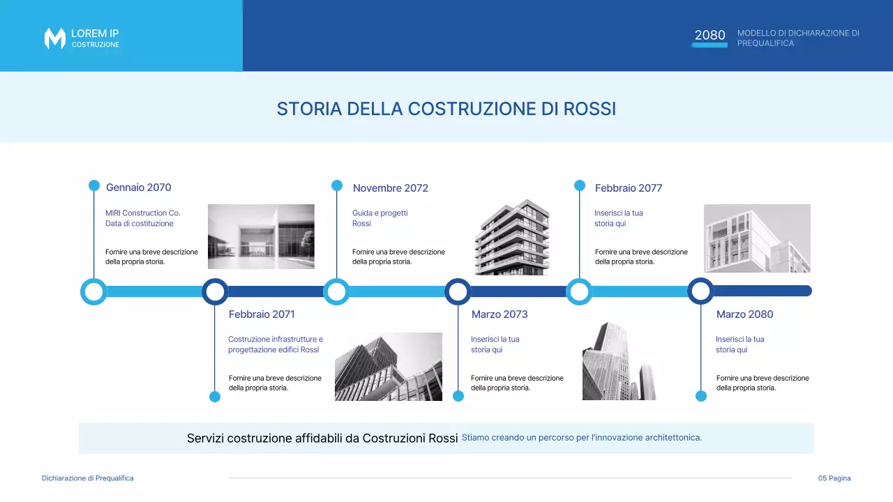Una semplice proposta di invito a costruire in blu e azzurro