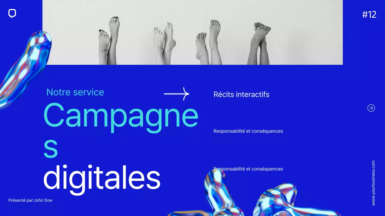 Blue Minimal Simple Company Profil d'entreprise Introduction de l'entreprise