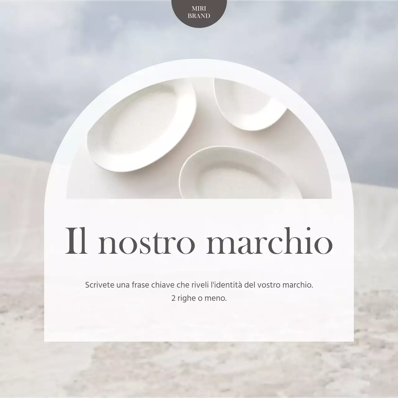 Marchio una semplice ciotola in avorio