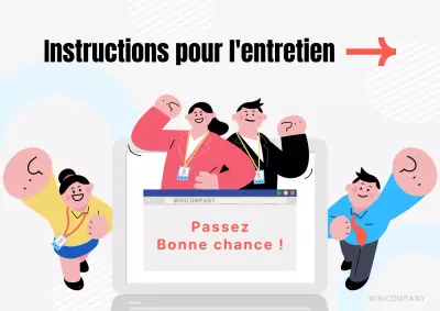 Guide des lieux d'entretien en blanc et orange