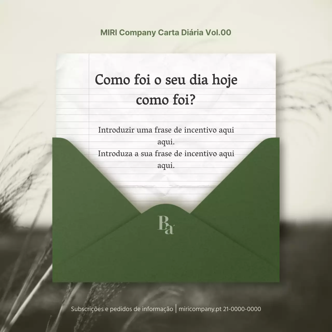 Artigos de papelaria sentimentais simples em caqui