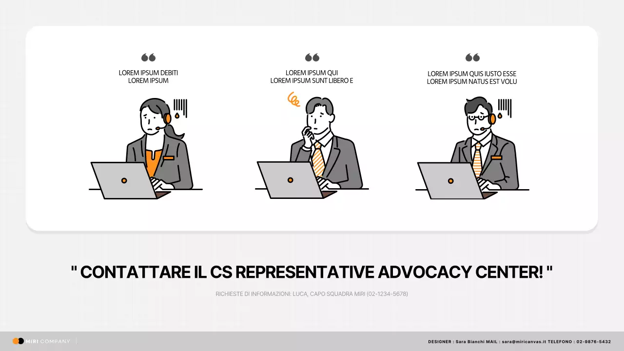 Semplice manuale di formazione CS in arancione e nero