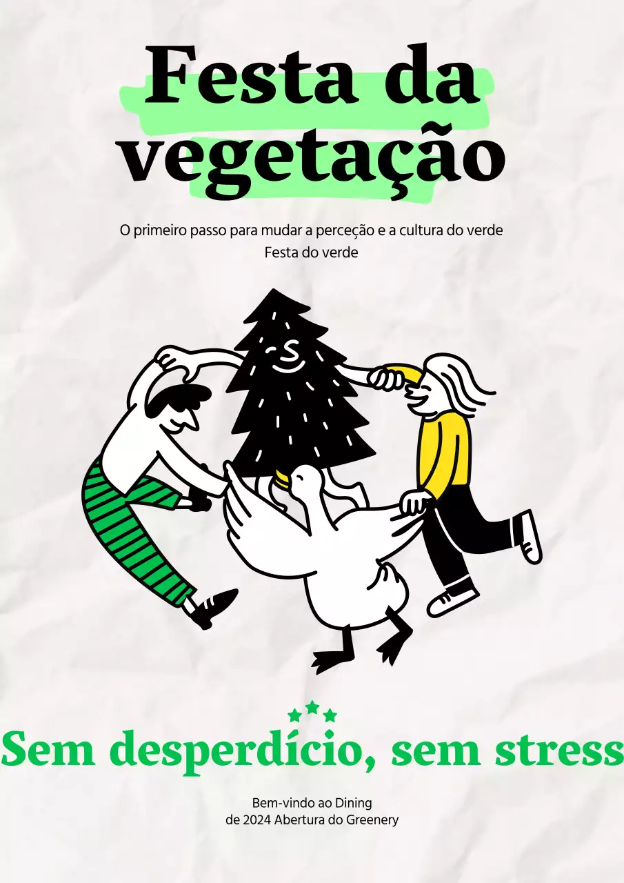 Uma campanha limpa, cinzenta e verde da Greenery Party