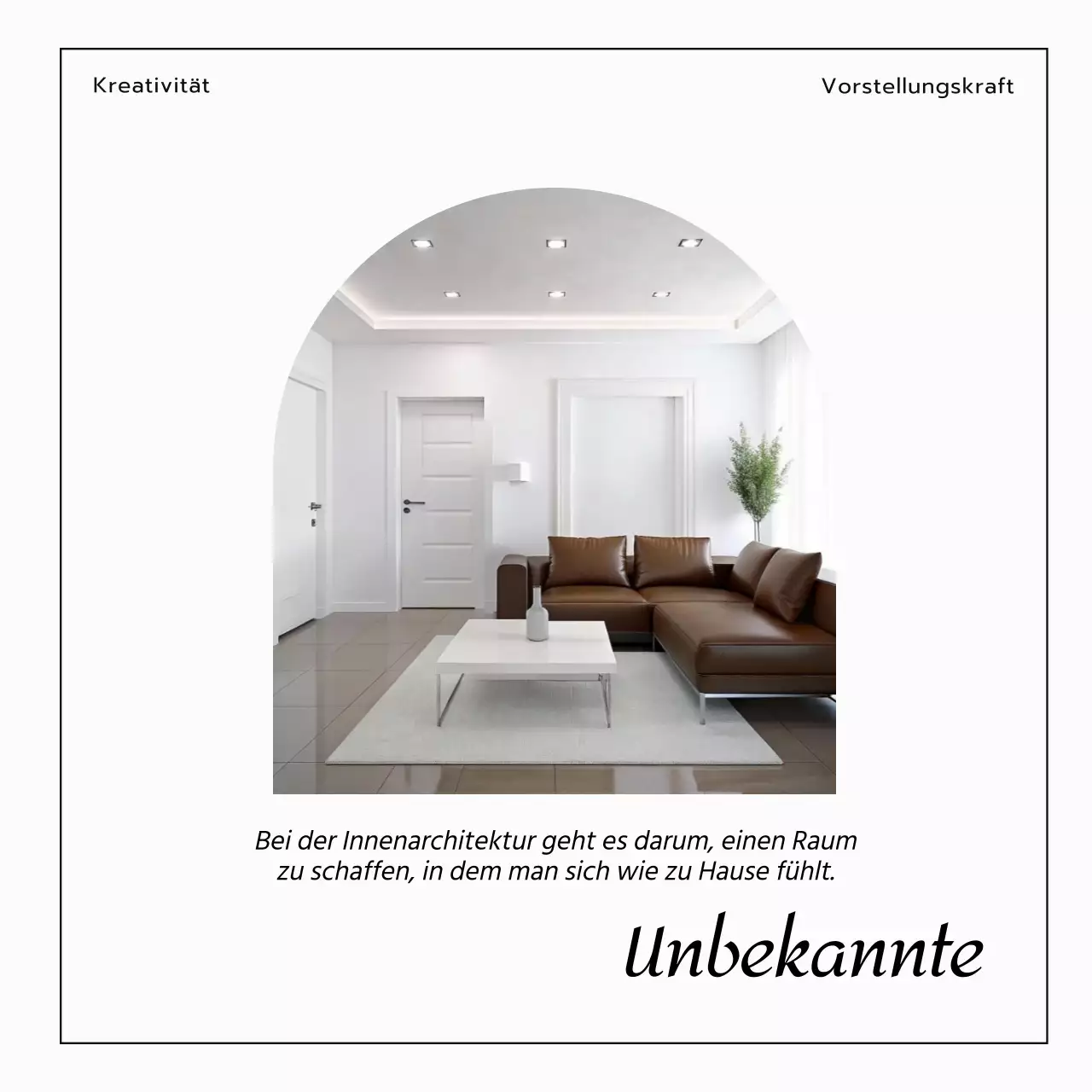 Weiß und Schwarz Minimal Interior Design Blog Promotion