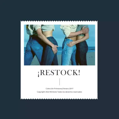 Promocione una sencilla suite de marketing en redes sociales de marca en azul.