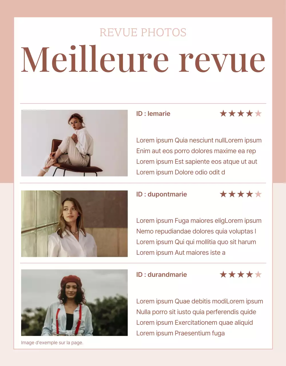 Promouvoir un centre commercial moderne en rose et marron