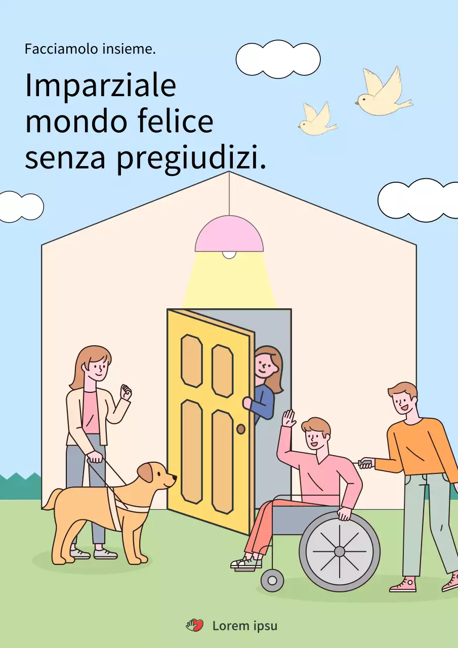  Informazioni semplici sulla Giornata della disabilità in azzurro
