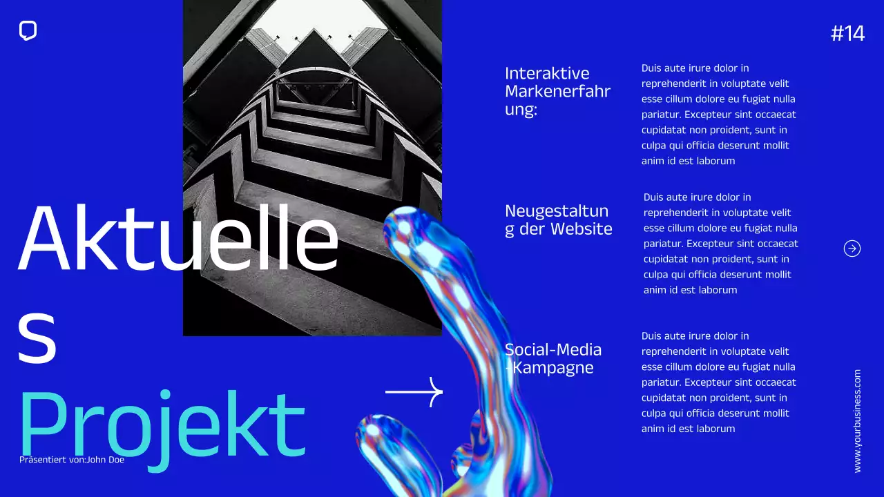 Blue Minimal Simple Company Geschäftsprofil Unternehmensvorstellung