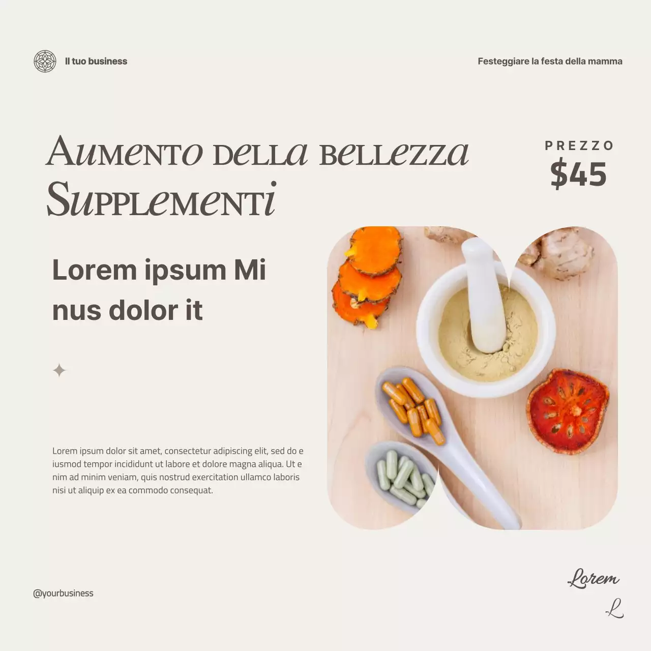 Collezione di trattamenti moderni Ivory per la celebrazione della festa della mamma