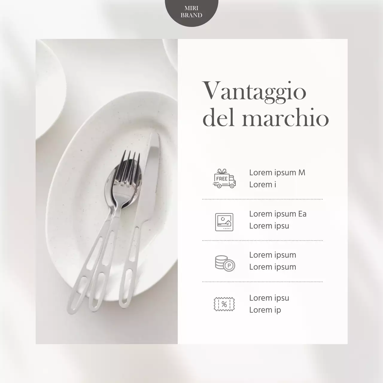 Marchio una semplice ciotola in avorio