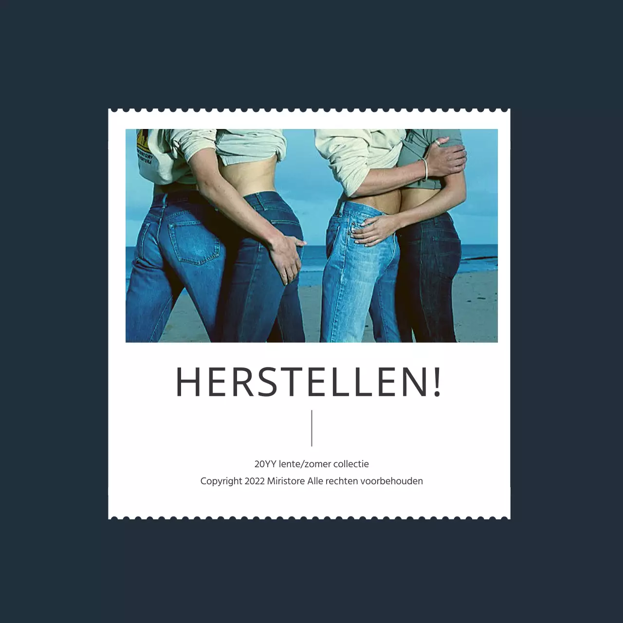 Promoot een eenvoudig social media-marketingpakket met een merknaam in blauw.