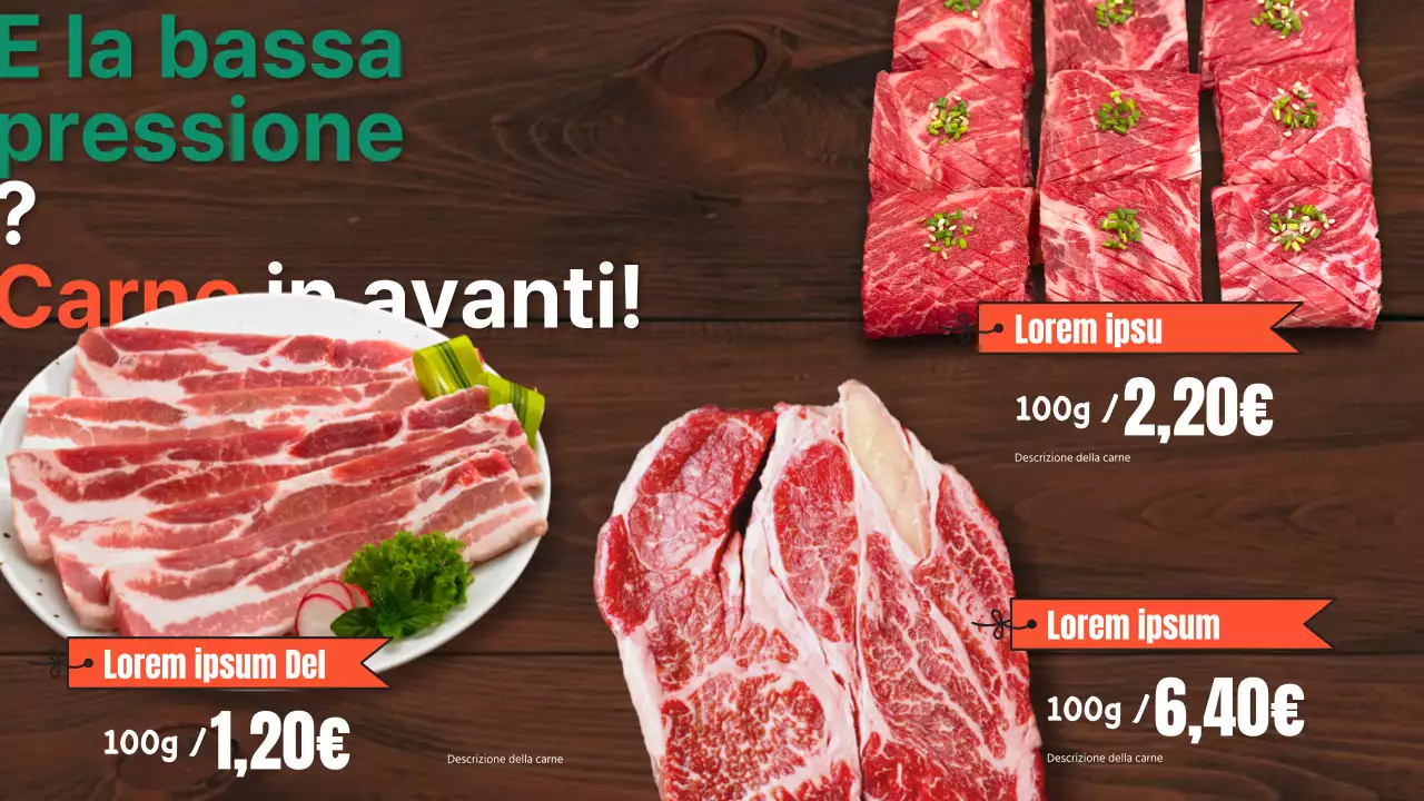 A proposito del volantino della spesa arancione e verde pop-art