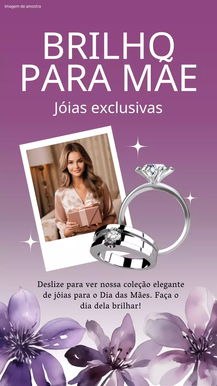 Jóias elegantes cor-de-rosa e brancas para anúncio de prendas