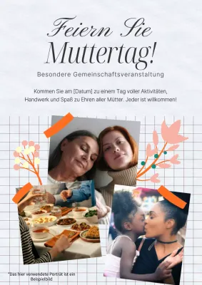 Förderung von Muttertagsfeiern